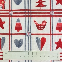 Fabric by the metre - 298 Christmas - Ivory